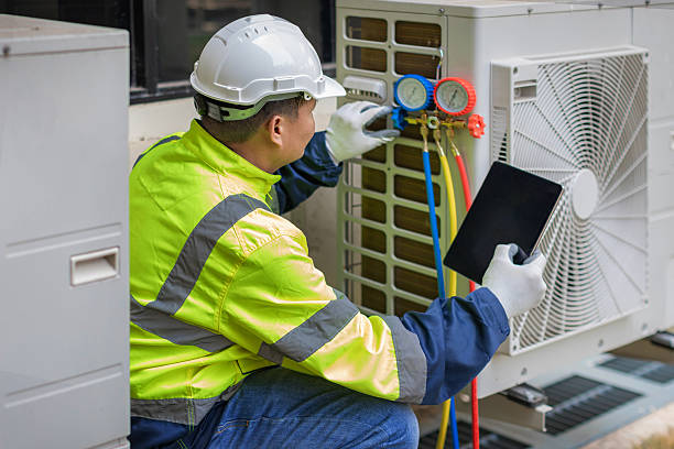 Professional Hvac Maintenance technician working in Sheldonville, MA